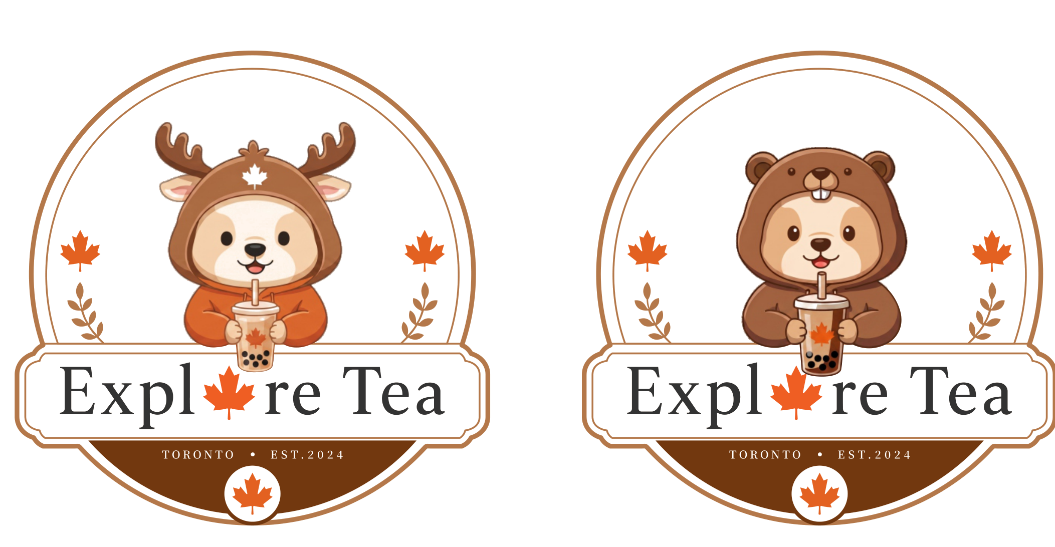Explore Tea Mascots - Moose and Beaver