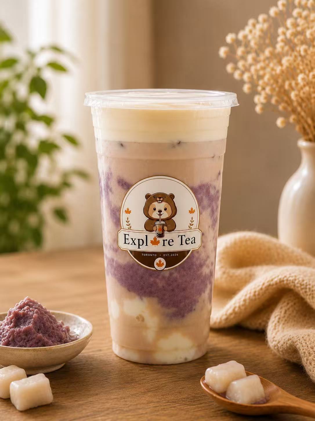 Mochi Fresh Taro Milk Tea